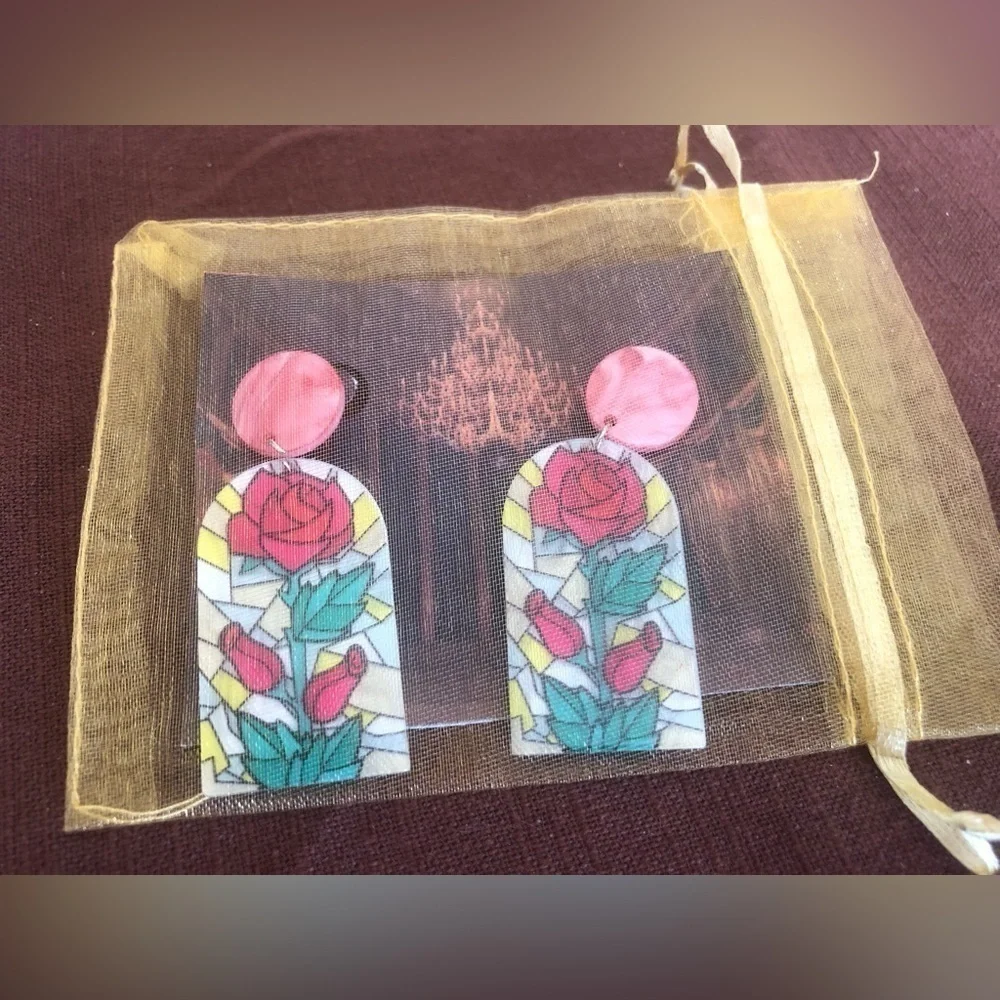 Disney Beauty and the Beast Belle Earrings